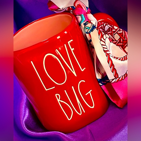 Rae Dunn "LOVE BUG" Mug By Magenta Large Coffee Tea Cup - Picture 4 of 5